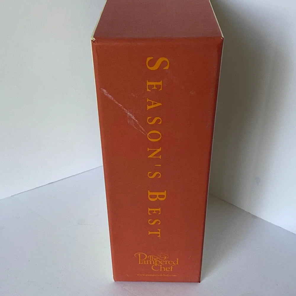 Pampered Chef Season's Best Recipe Collection Lot 19 Booklets Sleeve Box